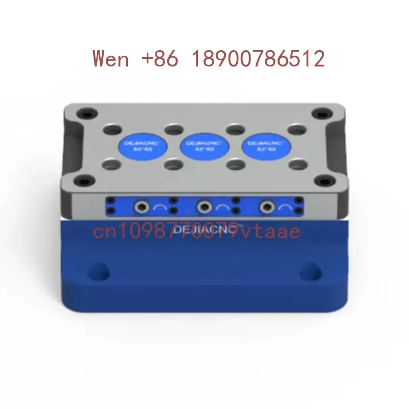 ZGKC240-205-100L Zero Point Quick Change Riser Plate (52mm) for Milling Machine-High Accuracy High Stability Quick Exchange