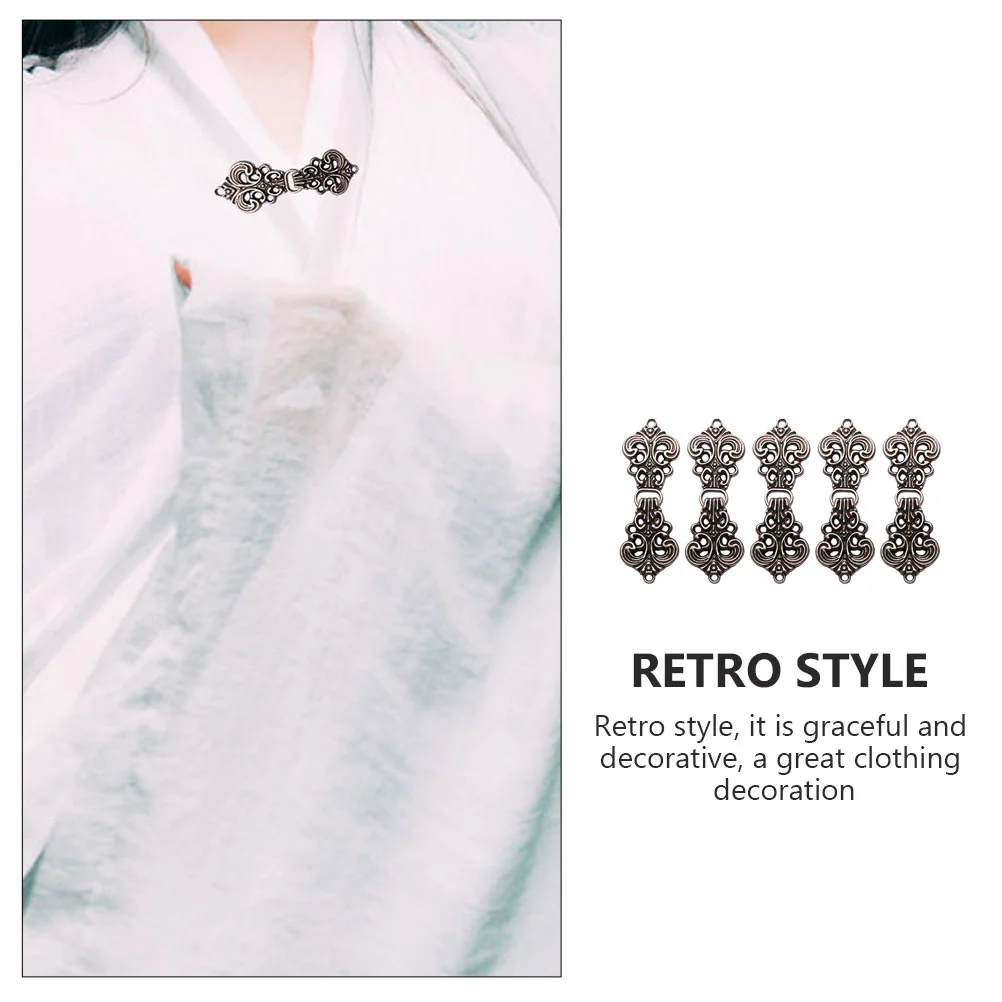 Di buon auspicio Moire Cutout Buckle Ruffled Coat Buckle Clip Pin Holder fibbia chiusura Pin chiusura antiscivolo per Poncho Cape