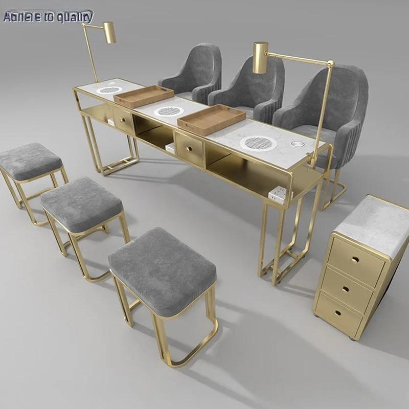 

Профессиональный Маникюрный Стол, Многофункциональный пылесос с беспроводной зарядкой, стол для маникюра, мебель для салона, WT