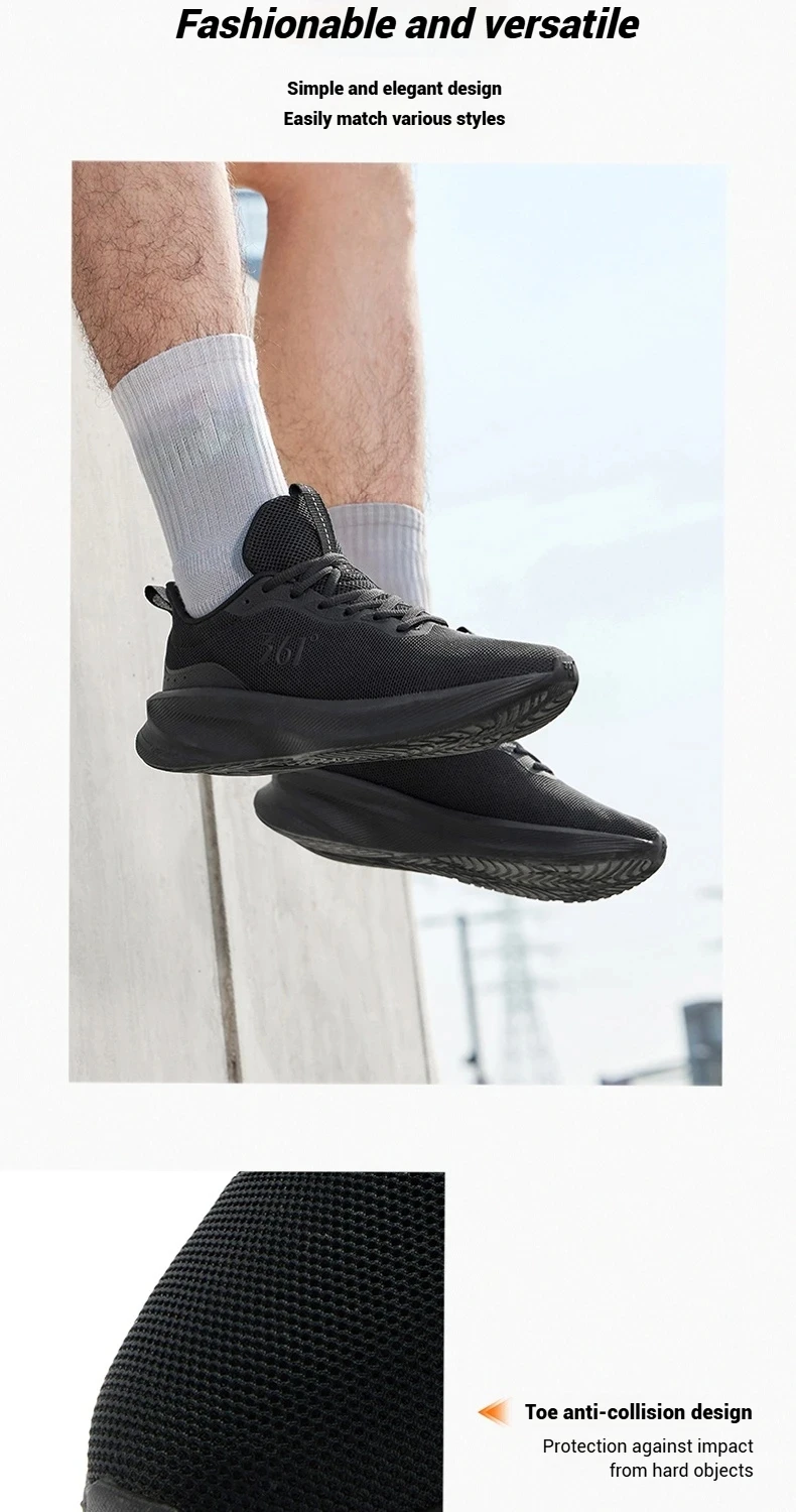 361 Degrees Fengye 5.0 Herren-Laufschuhe, verschleißfest, bequem, leicht, stoßdämpfend, atmungsaktiv, Herren-Sneaker 672542210F – Detail 11