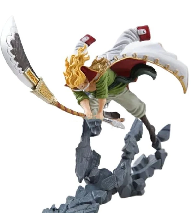 Anime One Piece Four Emperors White Beard Pirates Edward Newgate VS Gol D Roger GK PVC Action Figure Statue Model Toys Doll Gift