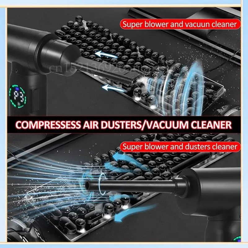 

-SPOR Portable Air Duster Multi-Function Dust Collector Suitable For Keyboard Computer Cleaning