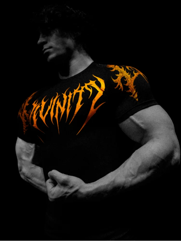 Breathedivinity Fitness High-Intensity Training Short-Sleeved