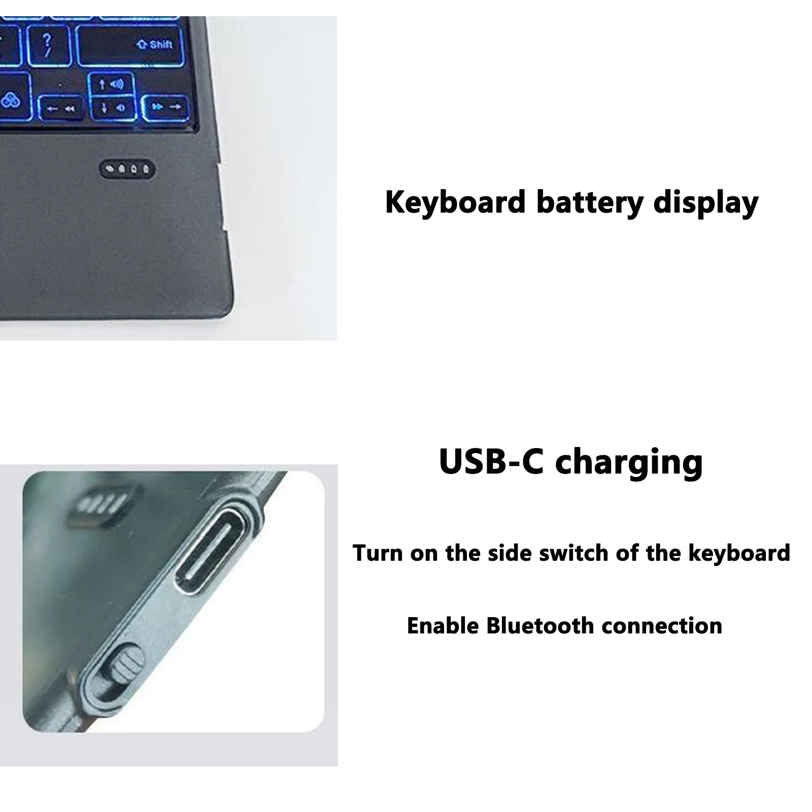 Replacement Keyboard for D-l Latitude 7320 7310 Detachable K19M 0YJR01 YJR01 (Keyboard)