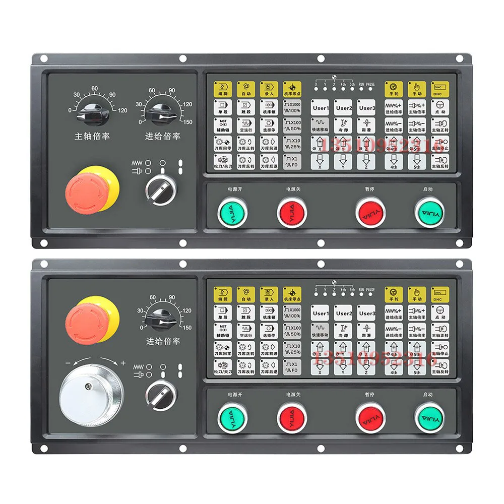 ใหม่เครื่องกลึง CNC controller 2 แกน/3 แกน/4 แกน/5 แกนเครื่องกลึง CNC ระบบ 10.4 นิ้วหน้าจอสีเครื่องกลึง machining center controller