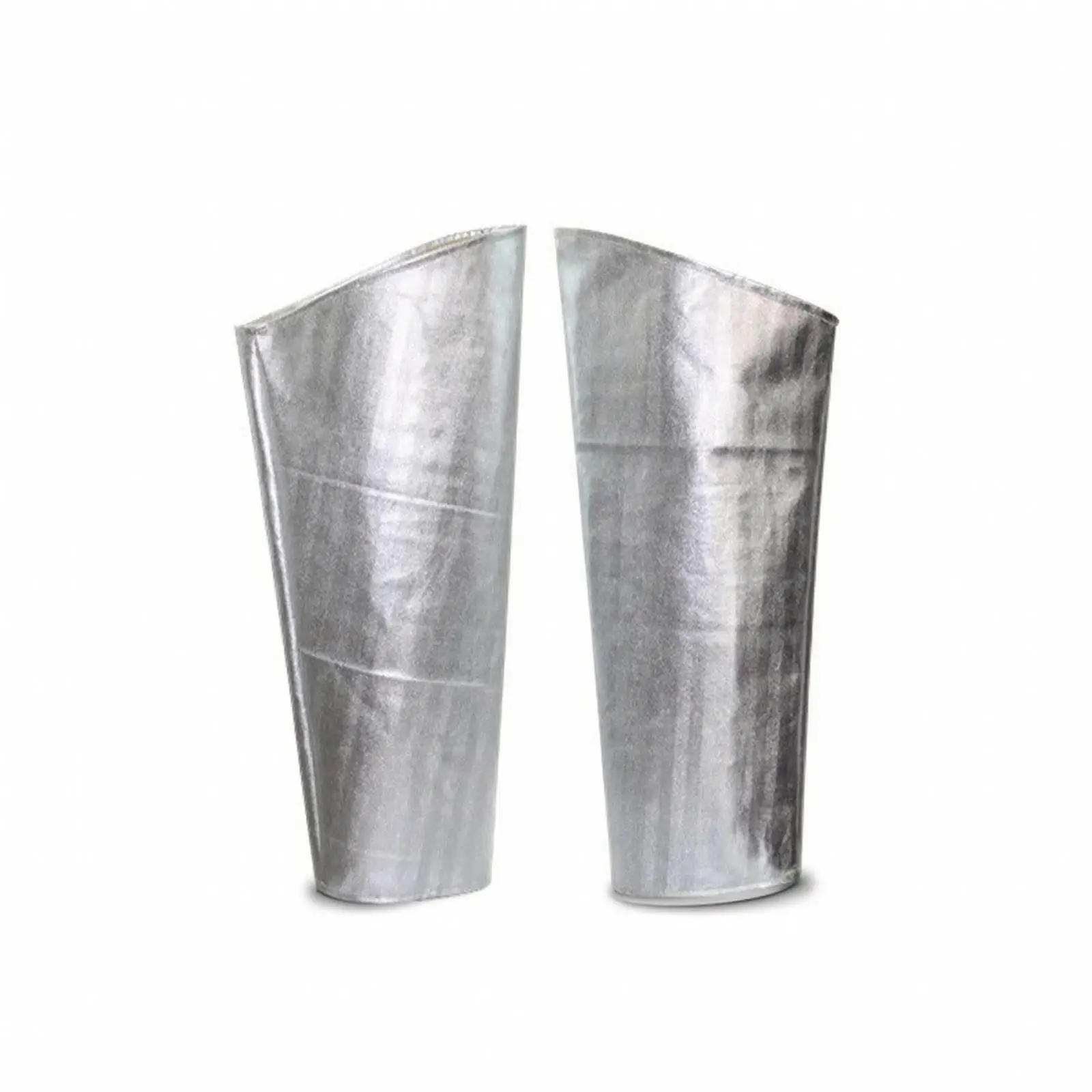 Reflective Heat Protective Sleeves Aluminized Aramid Fabric Forearm Arm Sleeves for Foundry Casting Welding Safety