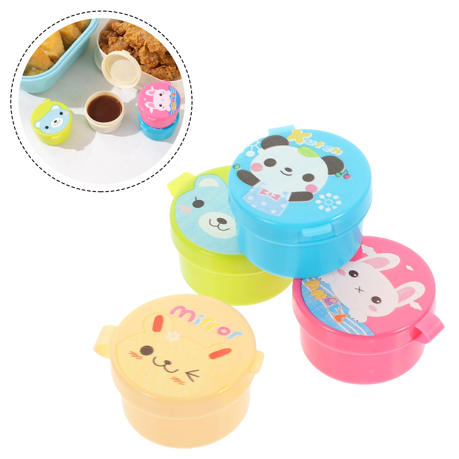 

Portable Mini Sauce Boxes Vinegar Containers Small Seasoning Subs Compact Kitchen Helpers Easy Clean Salt Pepper Storage