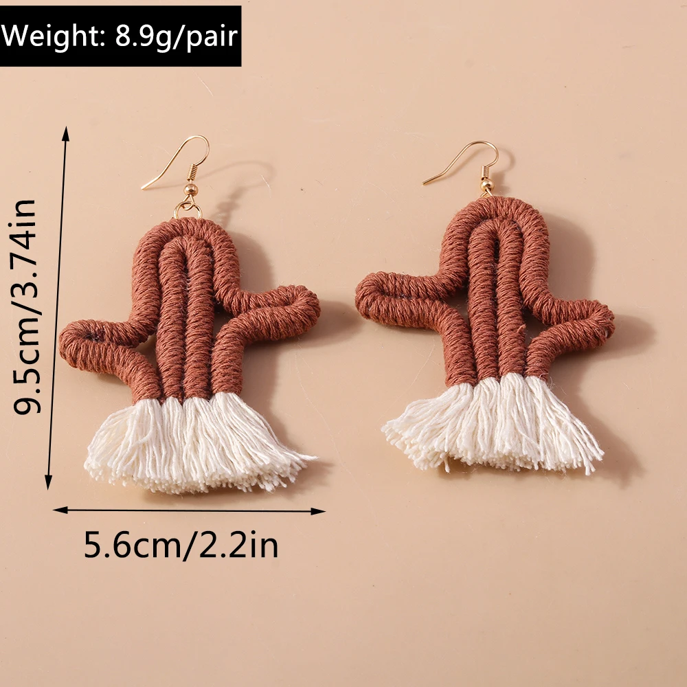 Modische handgefertigte Blumen-Ohrringe für Damen, Brincos Femme, hängende Ohrringe, Mädchen, Party, Festival, Schmuck, Geschenke – Detail 20