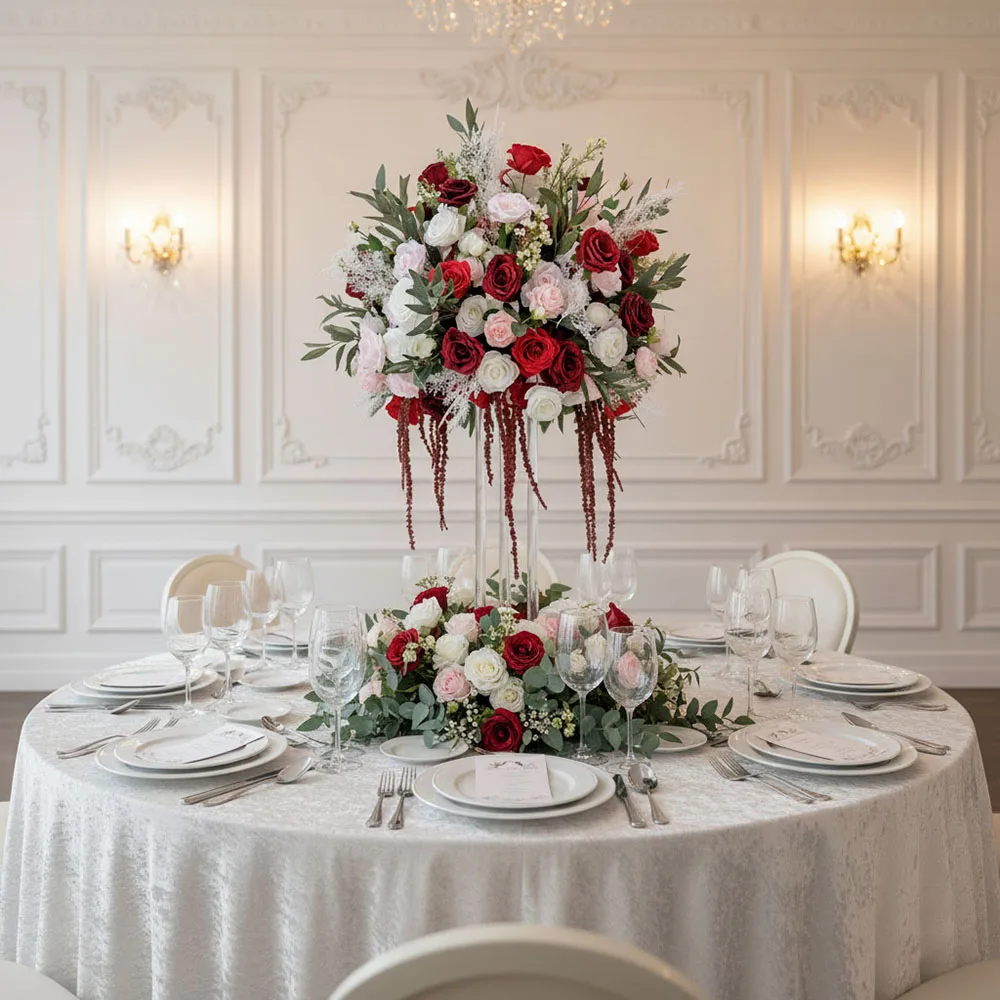 

Luxury High Quality Floral Wedding Centerpieces Durable Real Touch Artificial Flowers Fast Delivery Hot Sale Item
