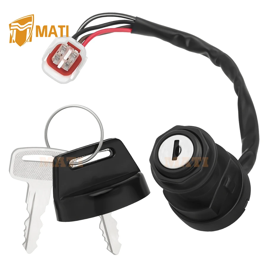 M MATI Ignition Key Switch for Yamaha YFZ350 Banshee 350 1995-2001 3GG-82510-00-00 3GG-82510-01-00