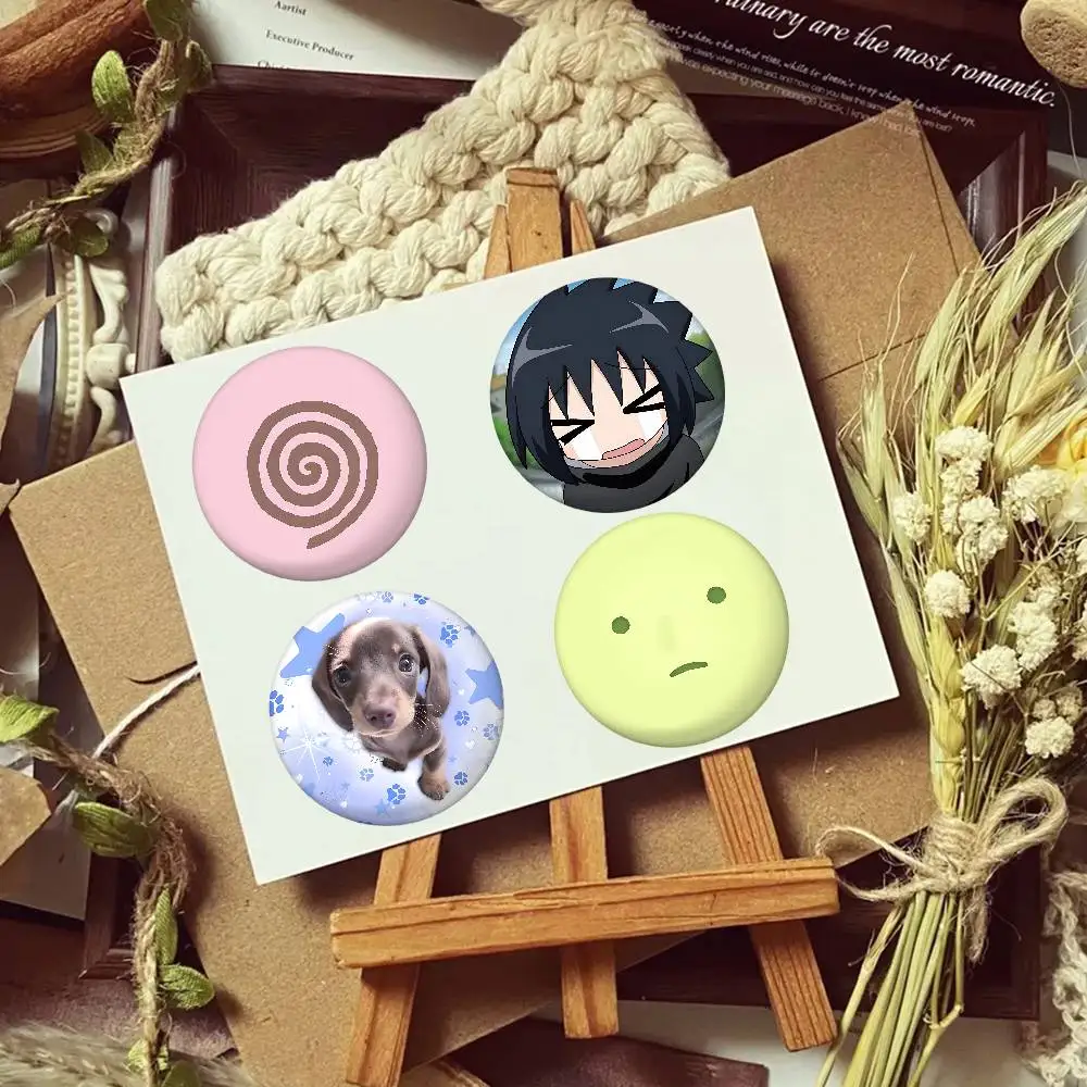 Kawaii Tomato Apple Cartoon Star Badges, Brooches, Pins, Tin Props, Christmas Gifts, Birthday Gifts