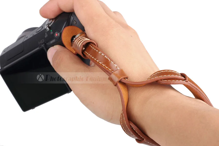 1PCS PU Caméra initié Dragonne pour X100 X100T XDallas E-M10 jas1R G1X Mark II GF7