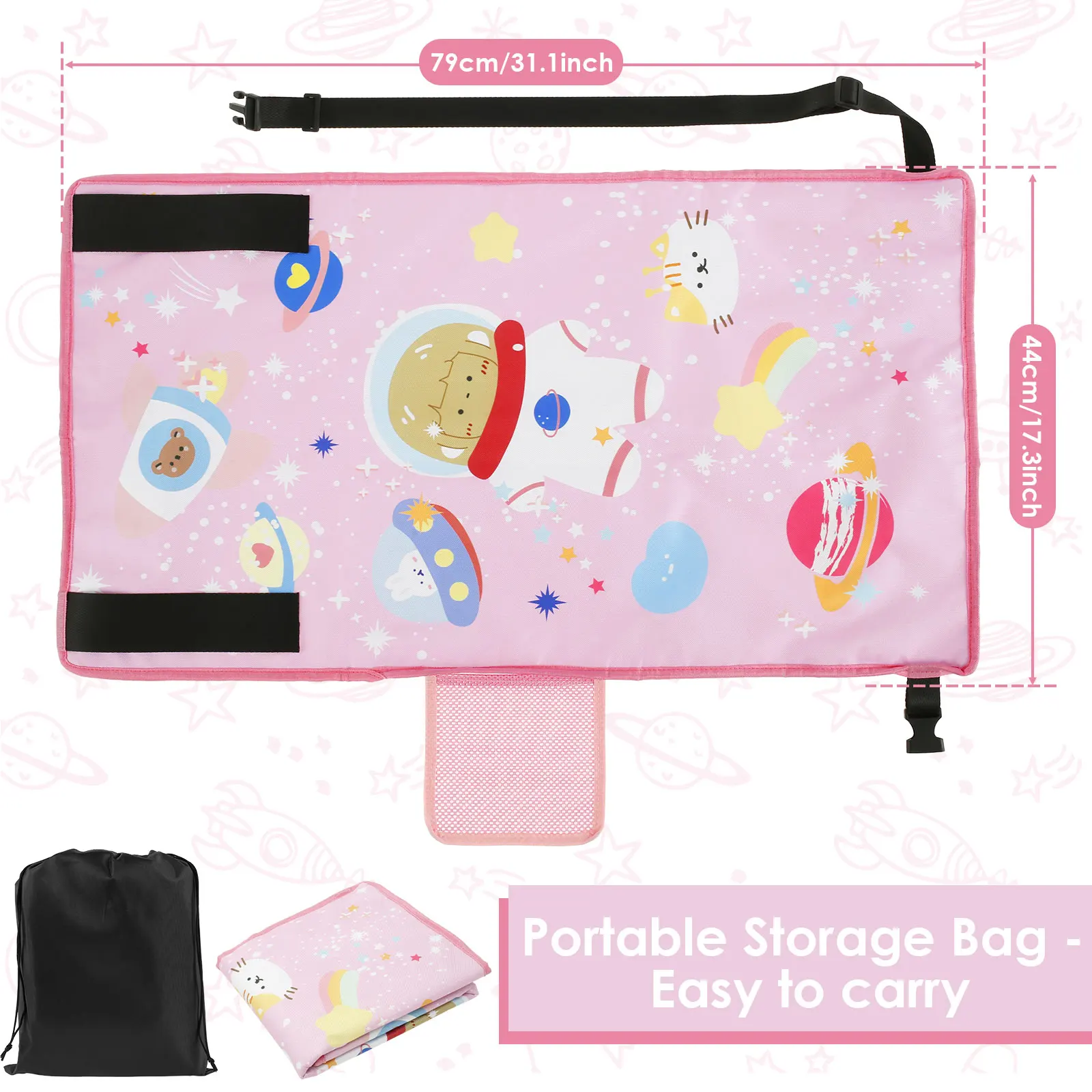 Repose Pied Avion Enfant, Extension De Siège Pour Enfant, Accessoire De Voyage, Pliable Hamac