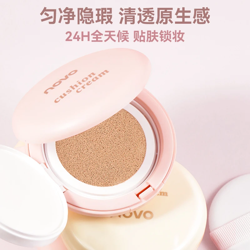 

Moisturizing Poreless Air Cushion BB Cream Oil-Control Long Lasting Matte Concealer Foundation Waterproof Face Base Makeup