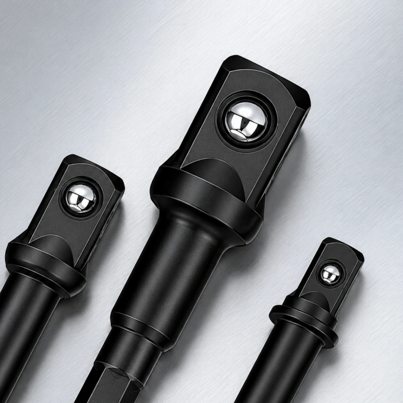 3 Pieces Universal Socket Adapter Set High Rotational Force Hex to Square Drive Adapter Tool Accessory Wear-Resistant view 6