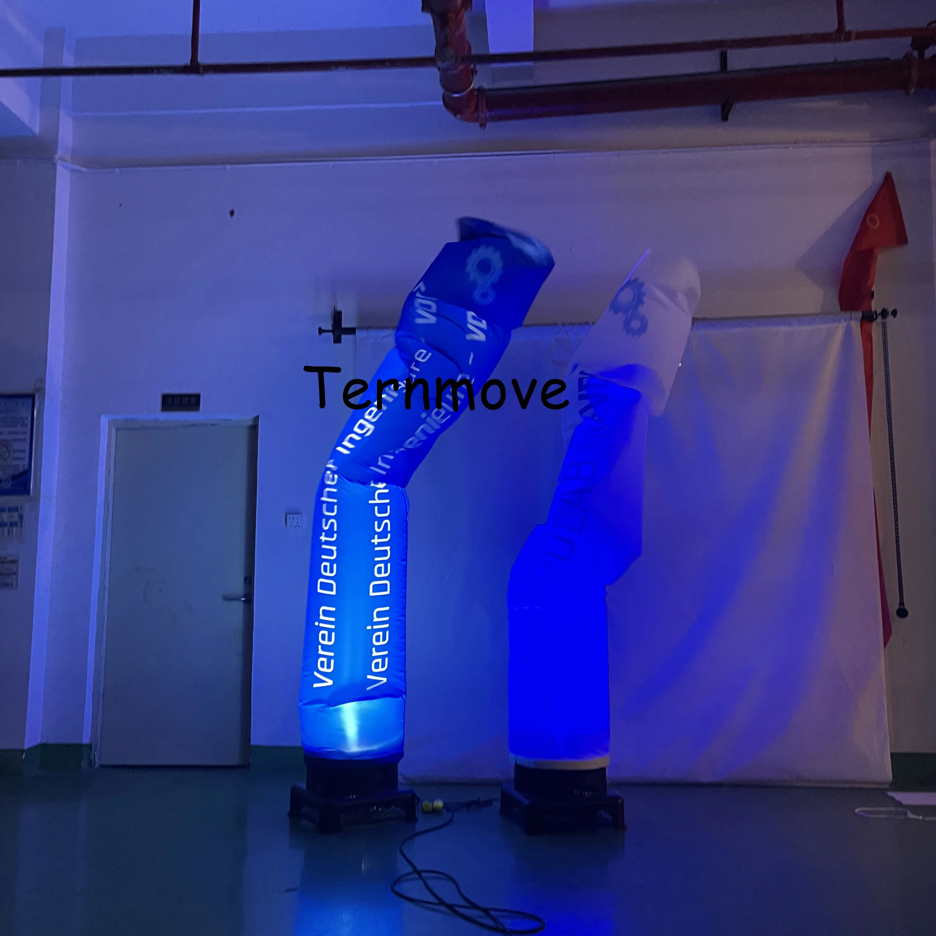 

led Wind Dancer Tube Man Cartoon Inflatable Dancer Air Puppet Air Dancer Sky Dancing Man For Advertising with led blower