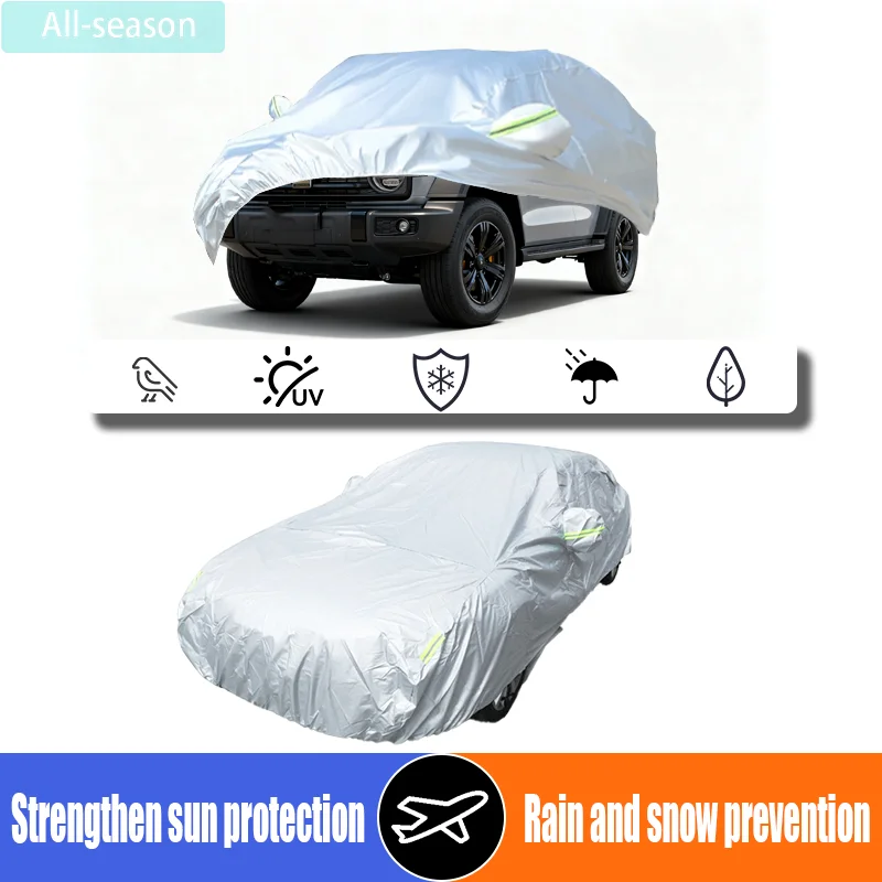 For BYD Khan Outdoor Protection Full Car Cover Snow Cover Rainwater Cover Sunlight Cover Dustproof Scratching Car Cover