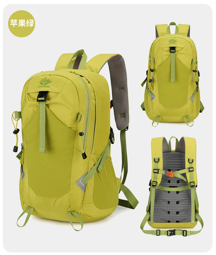 20-35L Outdoor-Wanderrucksack mit großem Fassungsvermögen, Unisex, Camping, Freizeit, Trekking, wasserdichte Sporttasche, City Wildness, Nylon, atmungsaktiv – Detail 26