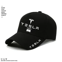 Four Seasons Casual for Tesla Baseball Caps Embroidery Men Women Racing Snapback Sun Hat Outdoor Sport Running Adjustable Gift