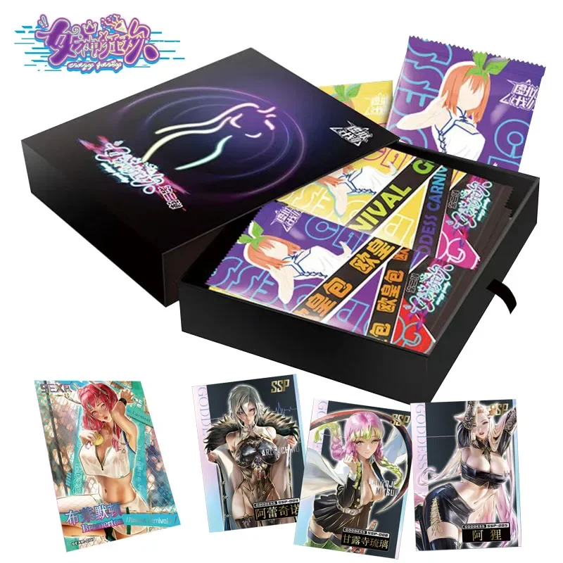 

Goddess Story Girls Party Anime Character Collection Cards Booster Box Rare Limited Peripheral Toys Trading Card Kids Gifts Toys