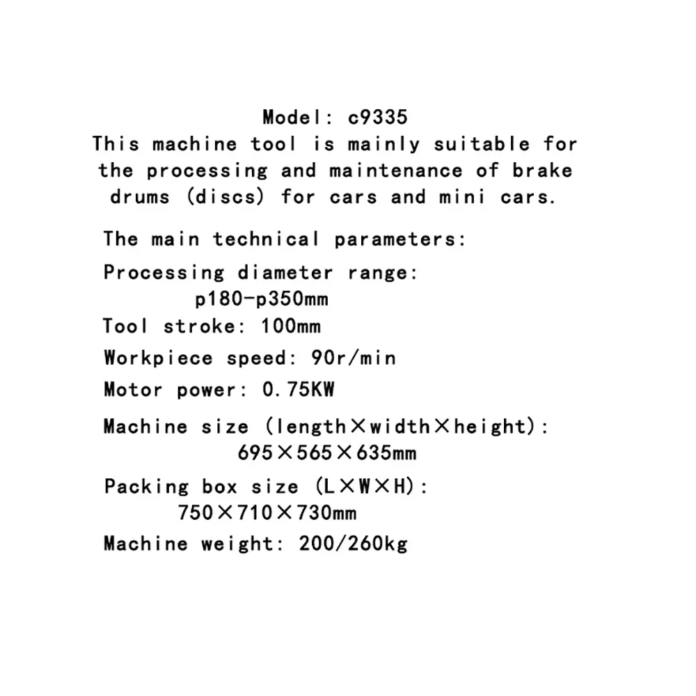 

Exquisite craftsmanship Brake Disc Repairing Machine Grinding Machine Car Optical Drive Brake Repairing Machine C9335