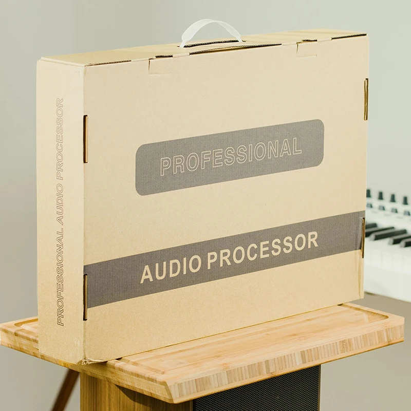 Processador de áudio digital profissional, EQ 7 Band, DSP, 8 en, 8, 32 Bits, Wi-Fi, USB