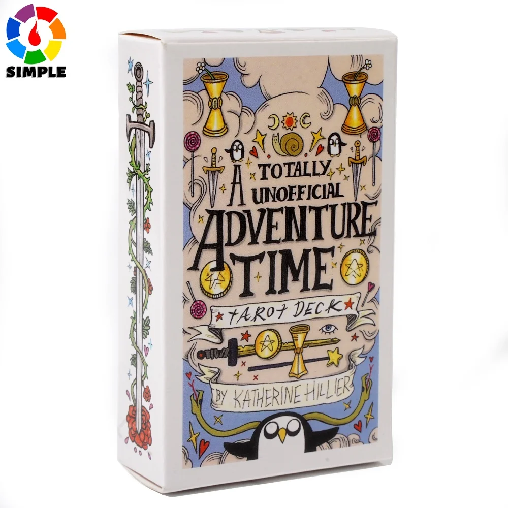 

Adventure Time tarot Deck by Katherine Hillier 78-card deck Fortune Telling Game Divination Game Gift based on the Rider-Waite