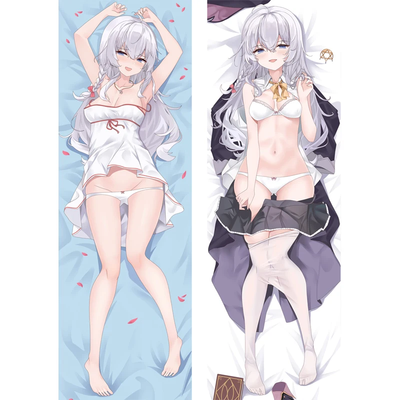 New Pattern Wandering Witch: The Journey of Elaina Dakimakura Cover Otaku Hugging Body Anime Pillowcase 50x150cm Peachskin