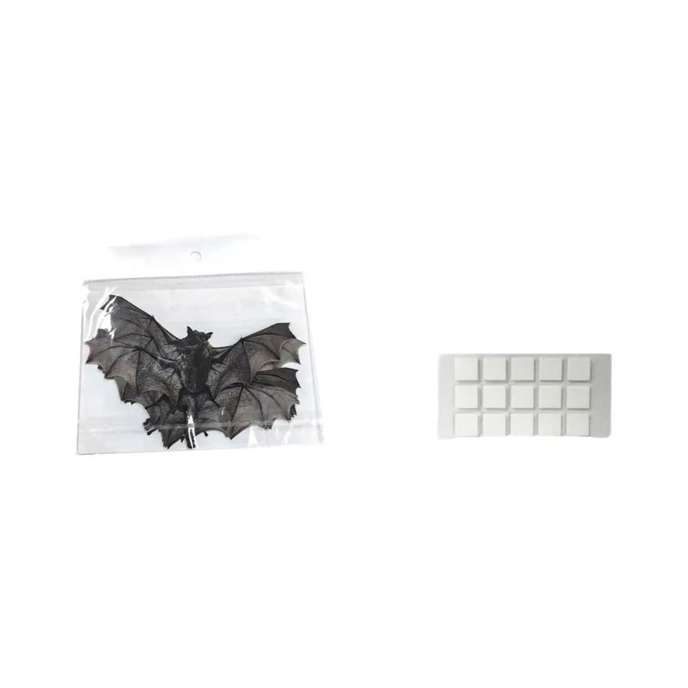 12Pcs Waterproof PVC 3D Bat Wall Stickers Double-sided Printing Reusable Bat Wall Decals Realistic 3D Texture Easy to Paste