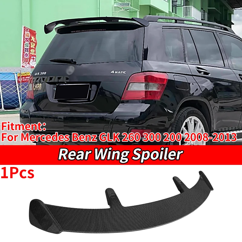 

High Quality ABS Plastic Spoiler Car Tail Wing Rear Trunk Spoiler Accessories For Mercedes Benz GLK 260 300 200 2008-2013