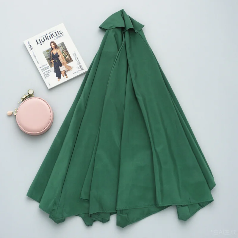 

Patio Umbrella Replacement Canopy 1 Piece Sun Resistant Rain Proof Ventilation Design Polyester Fabric for Outdoor Garden Yard