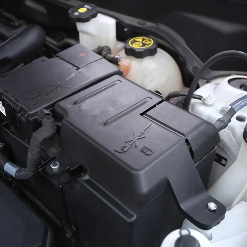 Car Engine Battery Negative Power Batteries Waterproof Cover Battery Protection Cover for Chevrolet Equinox 2017 -2023