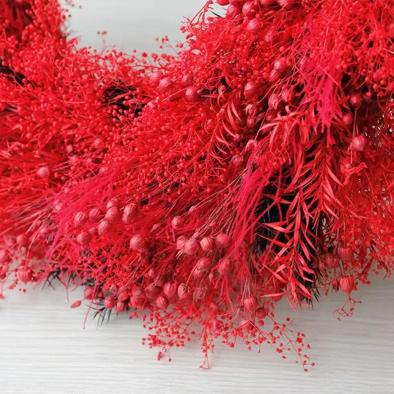 Spring Front Door Blossom Farmhouse Wreath Grapevine Thanksgiving Halloween Christmas Wall Window Decoration Home 55cm