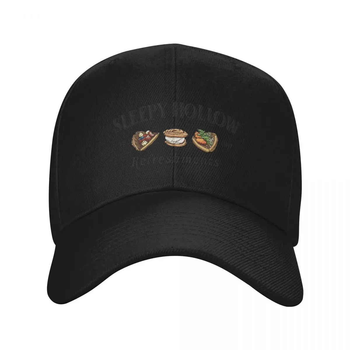 Sleepy Hollow Refreshments Baseball Cap black Beach Hat Man Luxury Unique hats Women's Hats For The Sun Men's