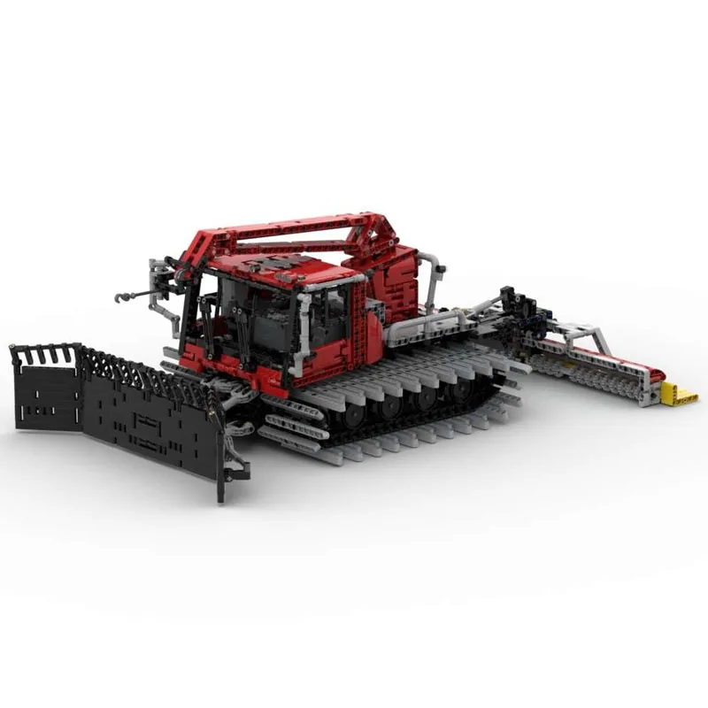 

MOC-256775 Snow Heavy-Duty Remote-Control Snow Removal Machine Building Block Model 3054 Parts Boys Children's Birthday Toy Gift