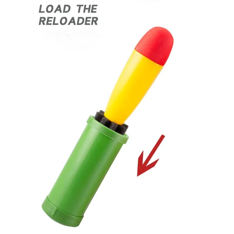 2024 New Large Mortar Shell Toy Automatic Ejection Rocket Launch Shooting Toy Grenade Boy Simulation Military Model Gift