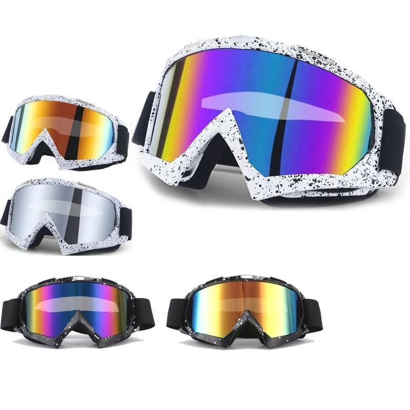 

Men Women Glasses Motorcycle Motocross Racing Helmet Goggles Skiing Skating Snowboarding Eyewear Windproof Protective Goggles