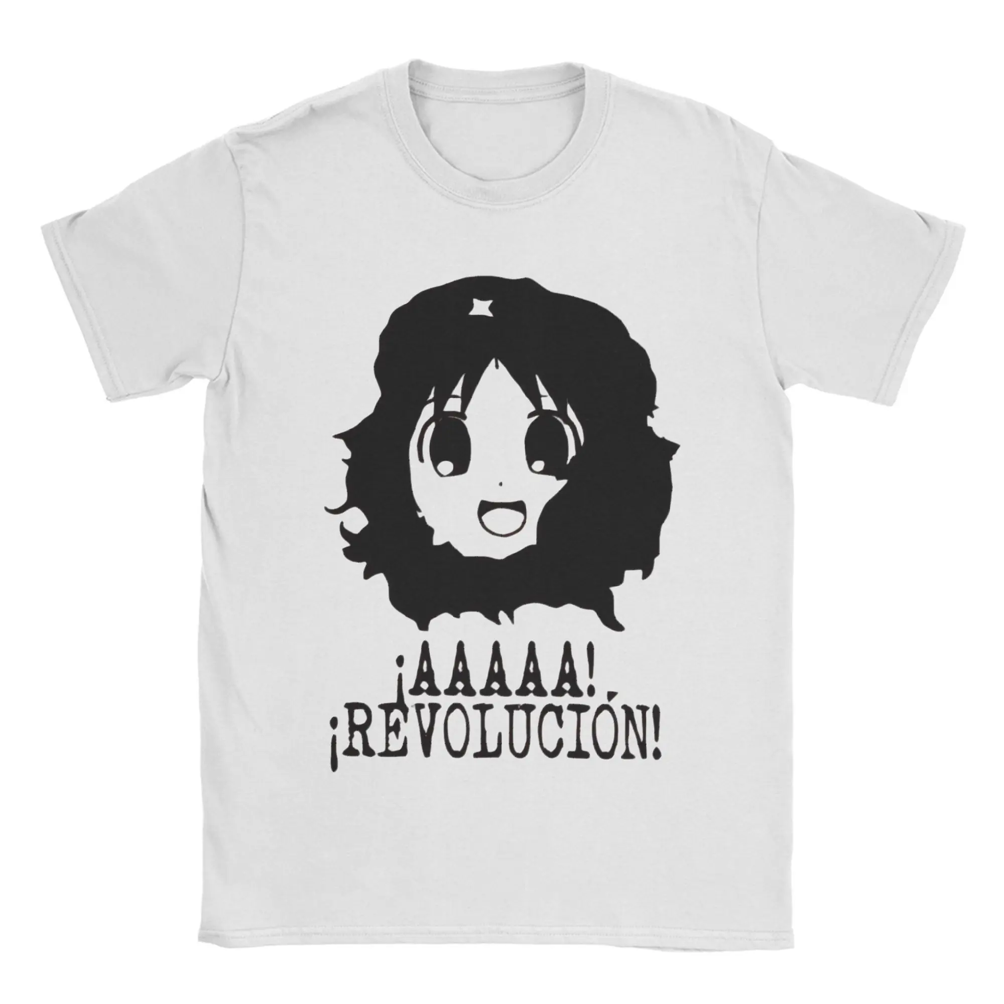 Camiseta unisex extragrande con estampado de silueta negra de chica anime meme, camisetas a juego de la familia Azumanga Daioh para autistas de Osaka, novedad 2026
