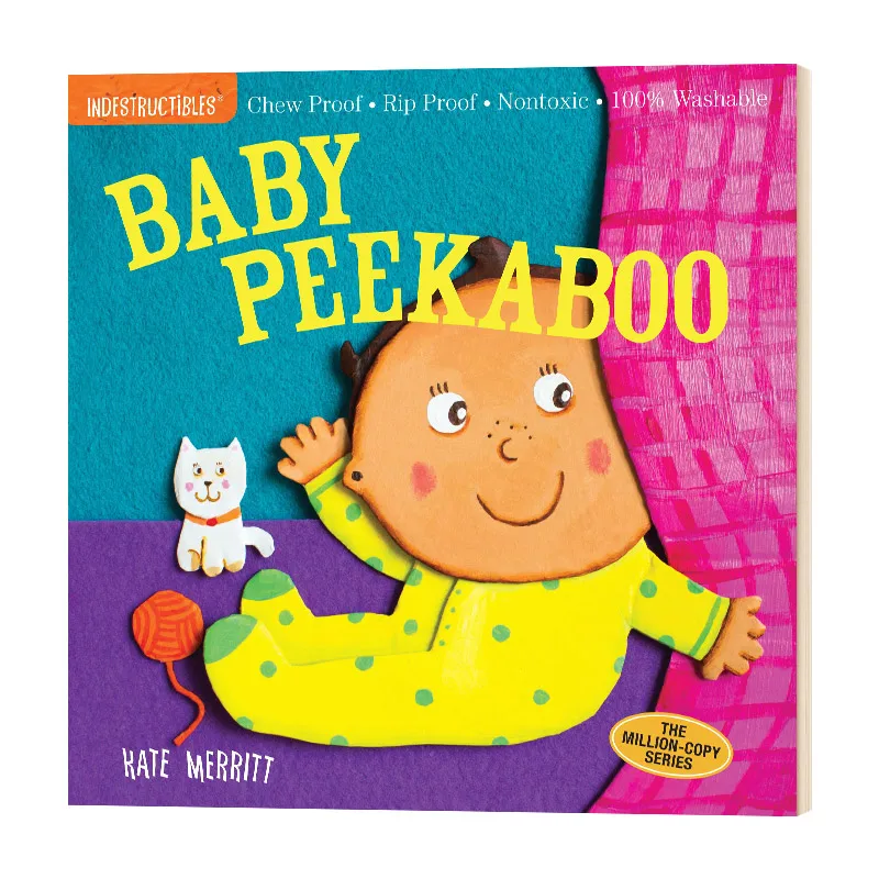 

Indestructibles Baby Peekaboo, Baby Children's books aged 1 2 3, English picture book 9780761181811