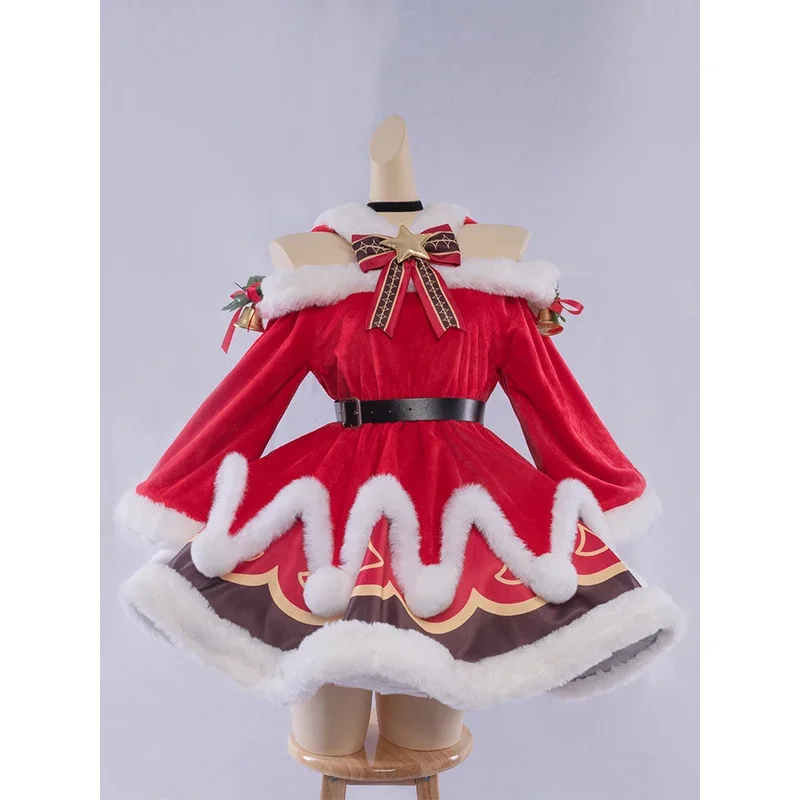 متوفر في المخزون UWOWO Barbara كوسبلاي جينشين إمباكت فانارت كوسبلاي لعبة الهالوين وأعياد الميلاد والعام الجديد ملابس نسائية @ 0Z*