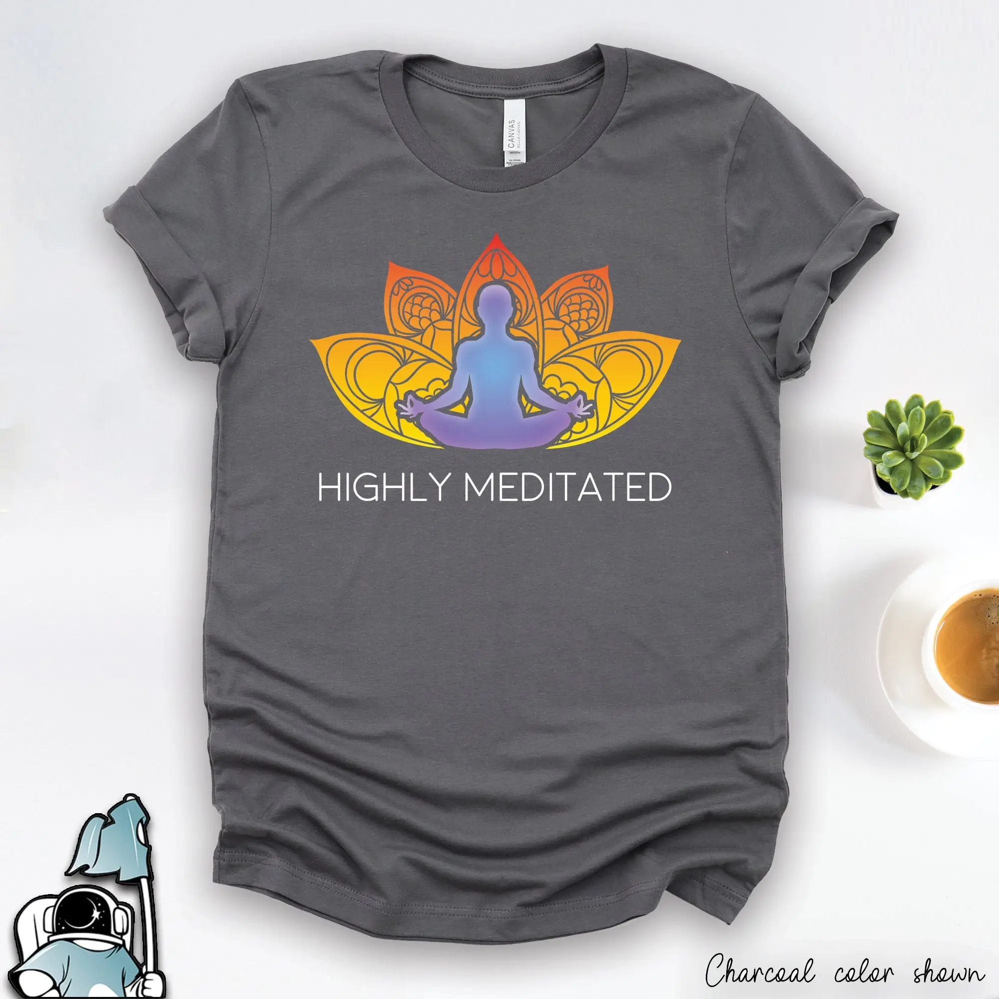 Meditation T Shirt Yoga Highly Meditated Teacher s Zen