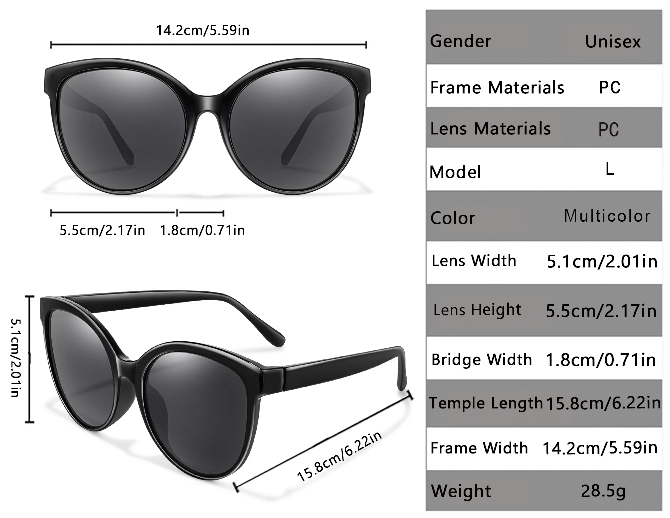 Trendige Sonnenbrillen für Damen, modische, elegante ovale Sonnenbrillen für den täglichen Outfit, Party, Shopping, Reisen, Strandurlaub, Selfie – Detail 3