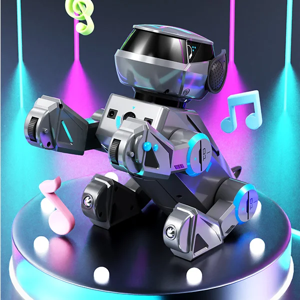 RC Remote Control Robot Dog TOY,Smart Interactive Robot Puppy with Bluetooth,AI DynamicsToy for Kids,Programmable Smart RC Puppy