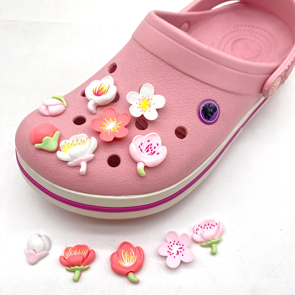 

Shoe Charms DIY Accessories For with Buttons resin Decorations Fit to Bubble Slides Sandals﻿