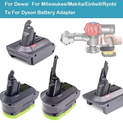Battery Adapter Converter For Makita/Dewlt/Milwaukee/Bosch/Einhell/Ryobi to For Dyson V6 V7 V8 Battery Vacuum Cleaner Tool DC58