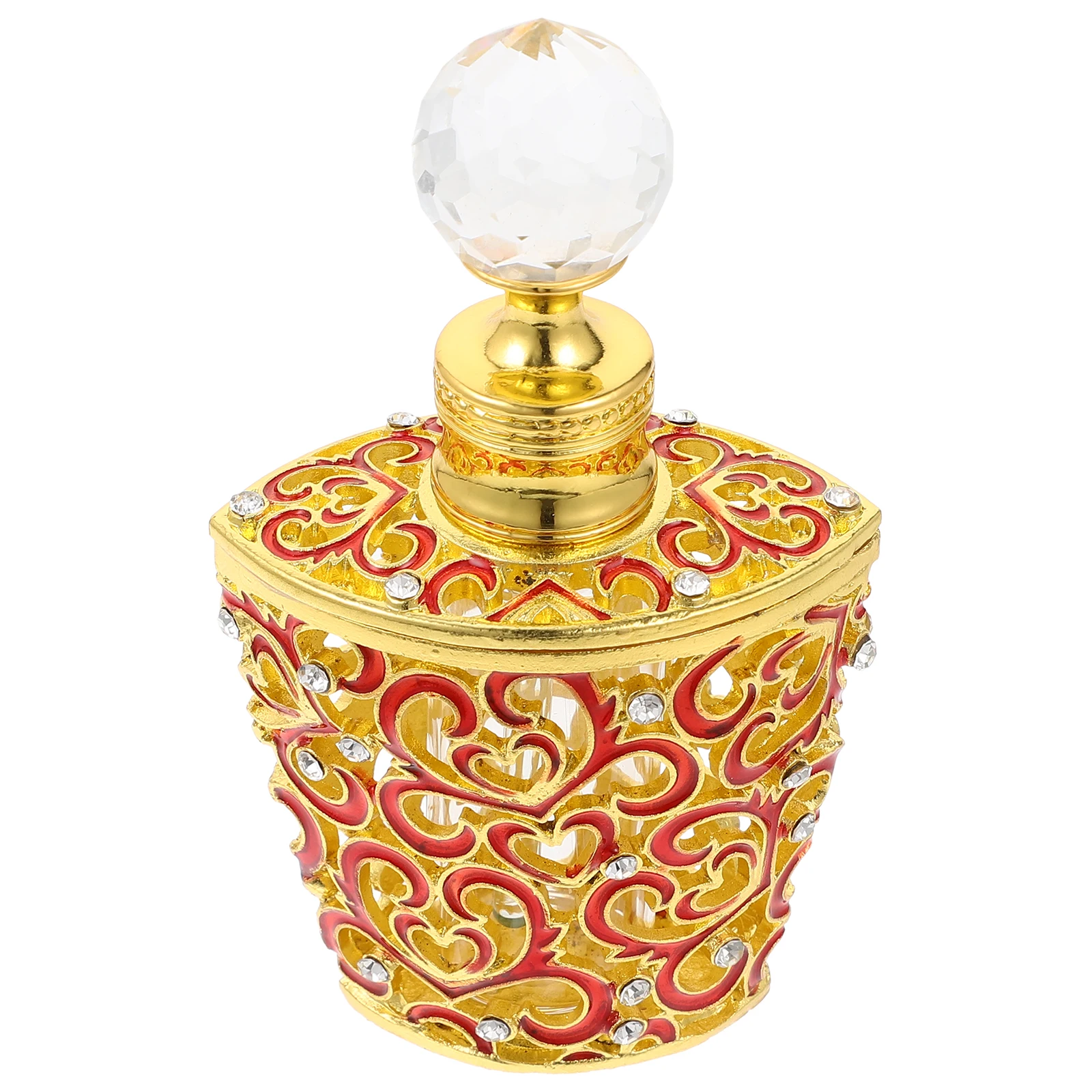 

Empty Vintage Perfume Bottle Glass Refillable Arabian Style Decorative Essential Oil Storage Bottle 10ml Perfume Bottles