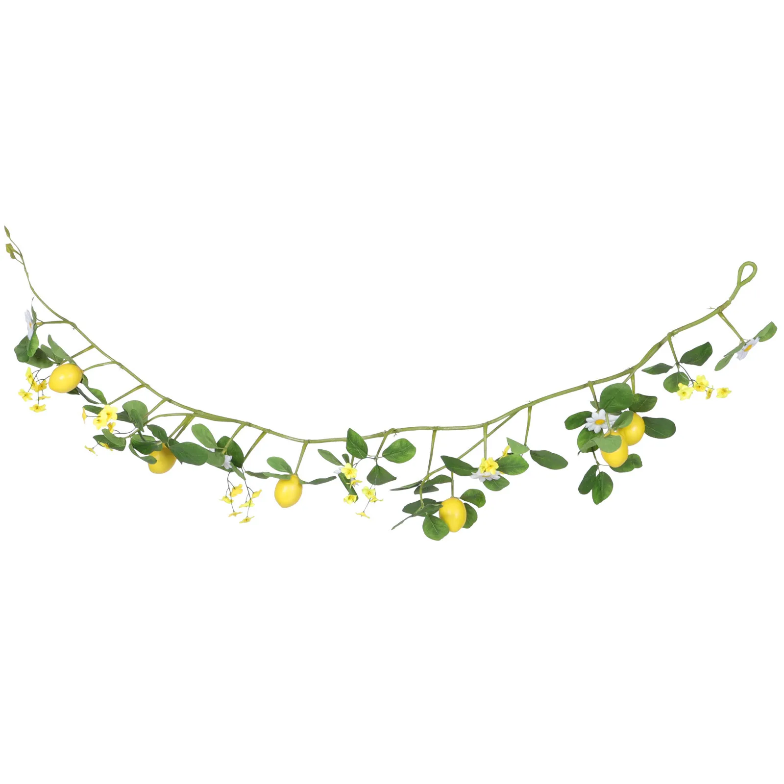 

Artificial Lemon Garland Fake Green Leaves Vine For Home Door Decor Holiday Party Decoration Simulation Rattan Craft