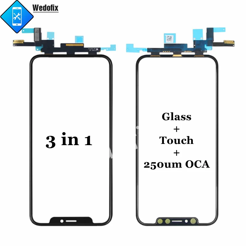 

Touch Screen with OCA Glue for iPhone 12 11 X Xr Xsmax Screen Refurb No Pop-up Info without Welding Touch Panel Replacement Part