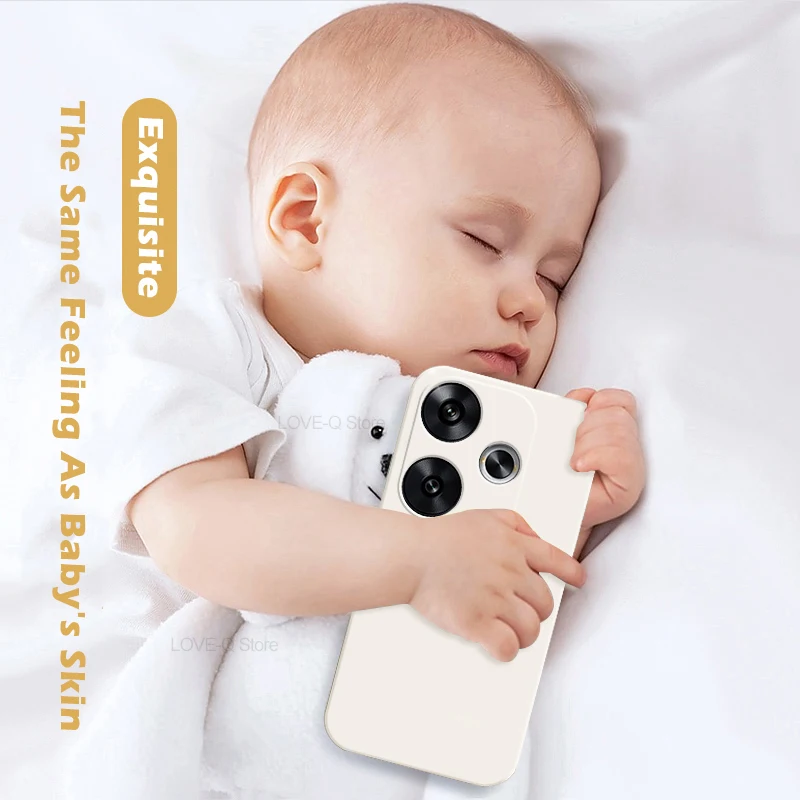 Poco F6 F 6 PocoF6 Case Original Liquid Silicone Soft Cover For Xiaomi Poco F6 Poco F 6 Pro F6Pro PocoF6 Shockproof Phone Cases