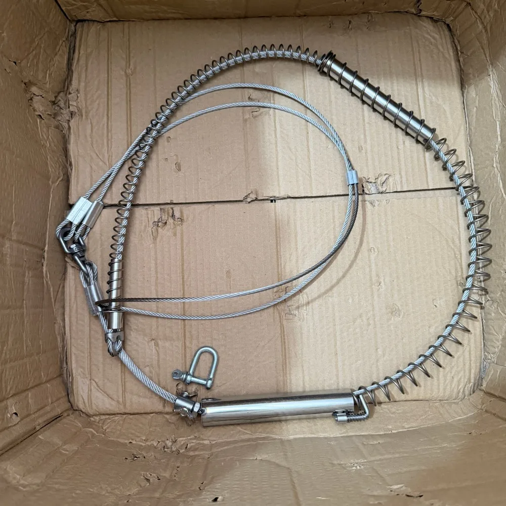 

Stronger Spring For the Wild Boar Trap Replacement With Nuts Wire Rope Dia 4mm